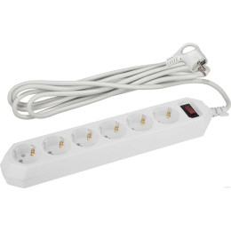 Сетевой фильтр ЭРА USF-6es-5m-W-BOX