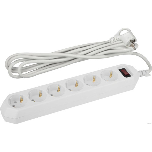Сетевой фильтр ЭРА USF-6es-5m-W-BOX