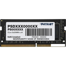 Оперативная память Patriot Signature Line 4GB SODIMM DDR4 PC4-21300 PSD44G266681S