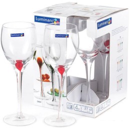 Набор бокалов для вина Luminarc Drip red C9510