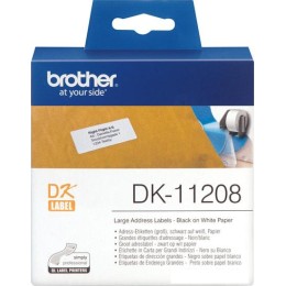 Самоклеящаяся термобумага Brother DK11208 (38x90 мм, 400 шт)