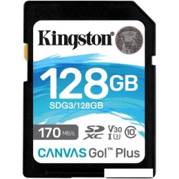 Карта памяти Kingston Canvas Go! Plus SDXC 128GB