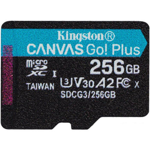 Карта памяти Kingston Canvas Go! Plus microSDXC 256GB