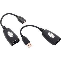 Удлинитель Cablexpert USB-AMAF/RJ45