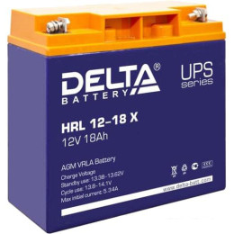 Аккумулятор для ИБП Delta HRL 12-18 X (12В/18 А·ч)