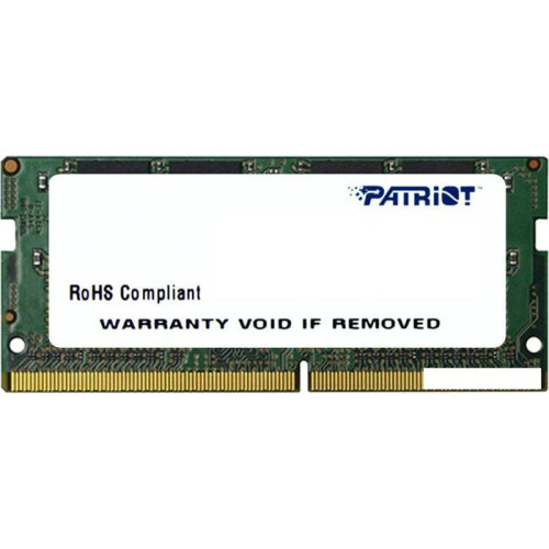 Оперативная память Patriot 8GB DDR4 SODIMM PC4-19200 PSD416G240081S