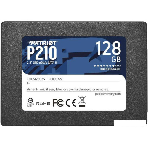 SSD Patriot P210 128GB P210S128G25