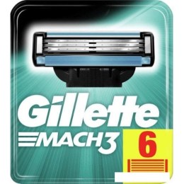 Сменные кассеты для бритья Gillette Mach3 (6 шт)