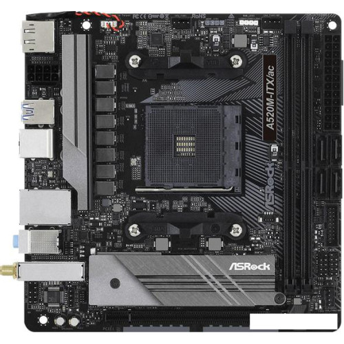 Материнская плата ASRock A520M-ITX/ac