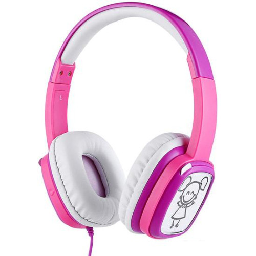 Наушники Harper HN-302 (розовый/фиолетовый)
