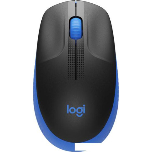 Мышь Logitech M190 (черный/синий)