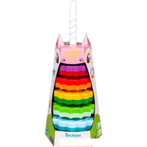 Пирамидка Fancy Baby Веселые шестеренки SPIN01