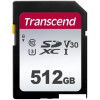 Карта памяти Transcend SDXC 300S 512GB