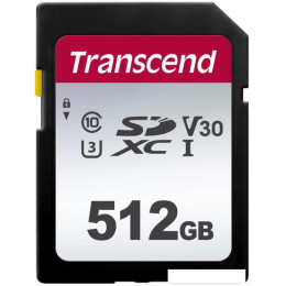 Карта памяти Transcend SDXC 300S 512GB