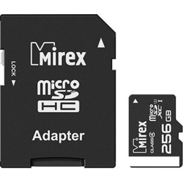 Карта памяти Mirex microSDXC 13613-AD3UH256 256GB (с адаптером)