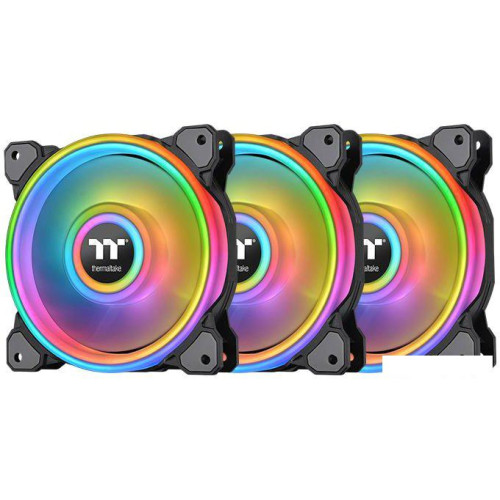 Вентилятор для корпуса Thermaltake Riing Quad 12 RGB TT Premium 3 Fan Pack CL-F088-PL12SW-A