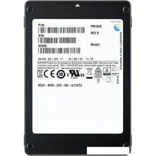 SSD Samsung PM1643a 1.92TB MZILT1T9HBJR