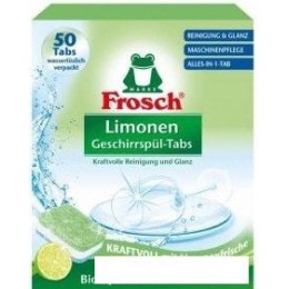 Таблетки для посудомоечной машины Frosch Лимон 50 шт