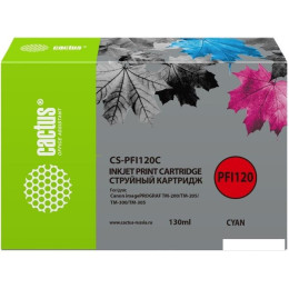 Картридж CACTUS CS-PFI120C (аналог Canon PFI120C)