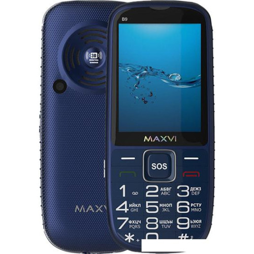 Мобильный телефон Maxvi B9 (синий)