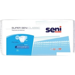 Подгузники для взрослых Seni Super Classic Extra Large (30 шт)