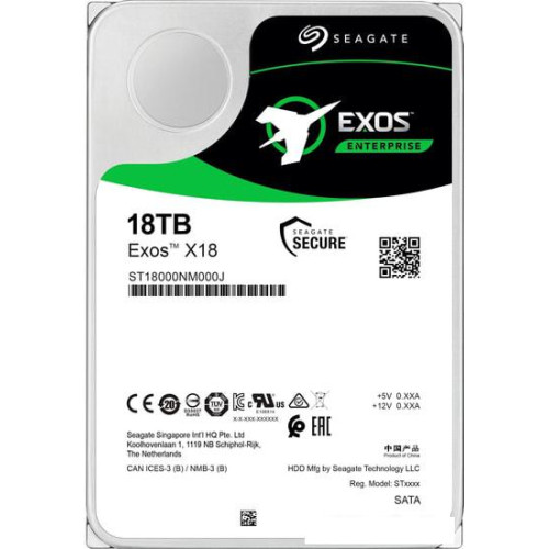 Жесткий диск Seagate Exos X18 18TB ST18000NM000J