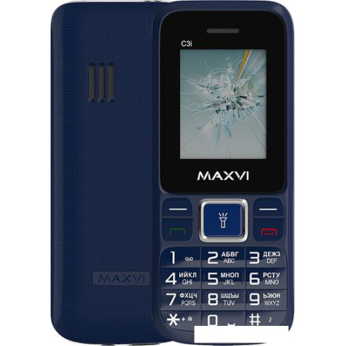 Мобильный телефон Maxvi C3i (маренго)