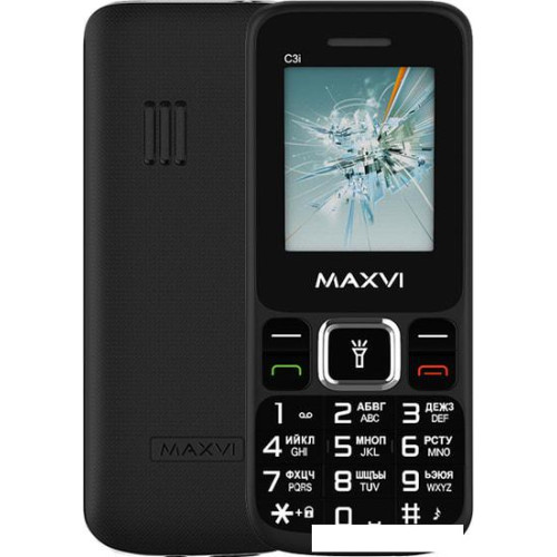 Мобильный телефон Maxvi C3i (черный)