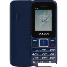 Мобильный телефон Maxvi C3n (маренго)