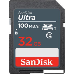 Карта памяти SanDisk Ultra SDHC SDSDUNR-032G-GN3IN 32GB