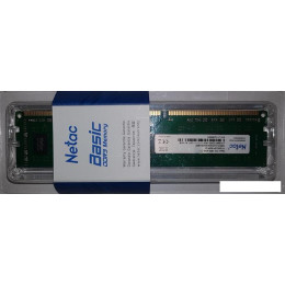 Оперативная память Netac Basic 4GB DDR3 PC3-12800 NTBSD3P16SP-04