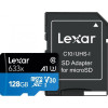 Карта памяти Lexar 633x microSDXC LSDMI128BB633A 128GB (с адаптером)