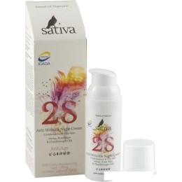 Sativa Крем-флюид ночной №28 для профилактики и коррекции морщин 50 мл