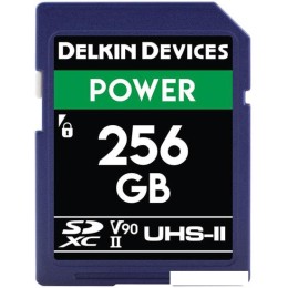 Карта памяти Delkin Devices SDXC Power UHS-II 256GB