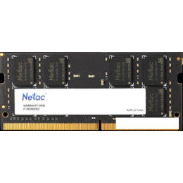 Оперативная память Netac Basic 8GB DDR4 SODIMM PC4-21300 NTBSD4N26SP-08