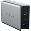 Сетевое зарядное Satechi 100W Type-C PD Compact GAN Charger (европейская вилка)