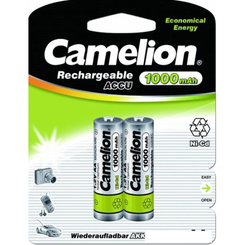 Аккумуляторы Camelion NC-AA1000BP2 2шт