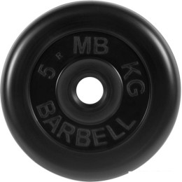 Диск MB Barbell Стандарт 31 мм (1x5 кг, черный)