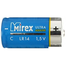 Батарейки Mirex LR14 C Алкалайн 2 шт 23702-LR14-S2