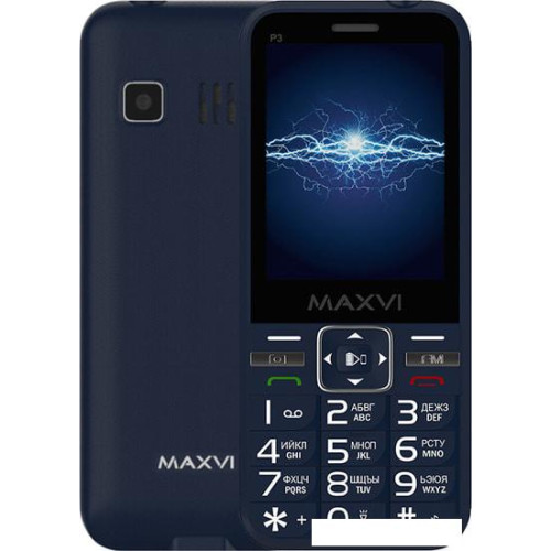 Мобильный телефон Maxvi P3 (синий)