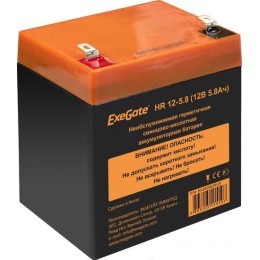 Аккумулятор для ИБП ExeGate HR 12-5.8 (12В, 5.8 А·ч)