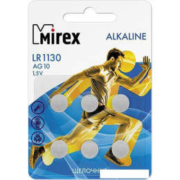 Батарейки Mirex LR1130 (AG10) блистер 6 шт. 23702-LR1130-E6