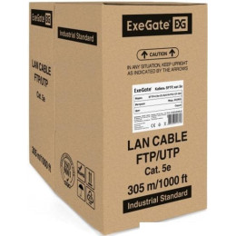 Кабель ExeGate SFTP4-C5e-CU-S24-IN-PVC-GY-305 SFTP