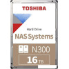 Жесткий диск Toshiba N300 16TB HDWG31GUZSVA