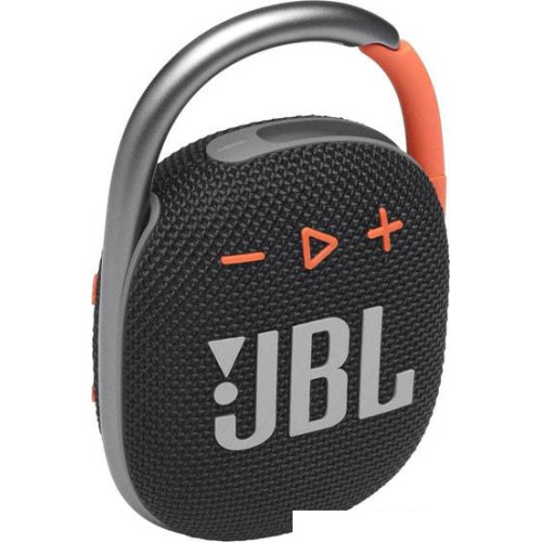 Беспроводная колонка JBL Clip 4 (черный/оранжевый)