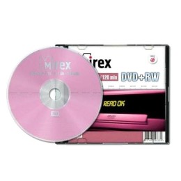 DVD+RW диск Mirex 4.7Gb 4x Mirex slim UL130022A4S