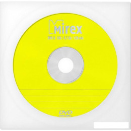 DVD-R диск Mirex 4.7Gb 16x Mirex в бумажном конверте с окном