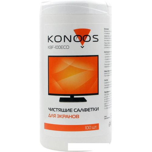 Влажные салфетки Konoos KBF-100ECO