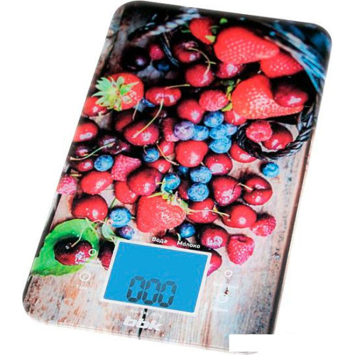 Кухонные весы BBK KS107G (ягоды на доске)