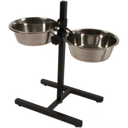 Миски на подставке Duvo Plus Twin feeder H-stand + bowls XL